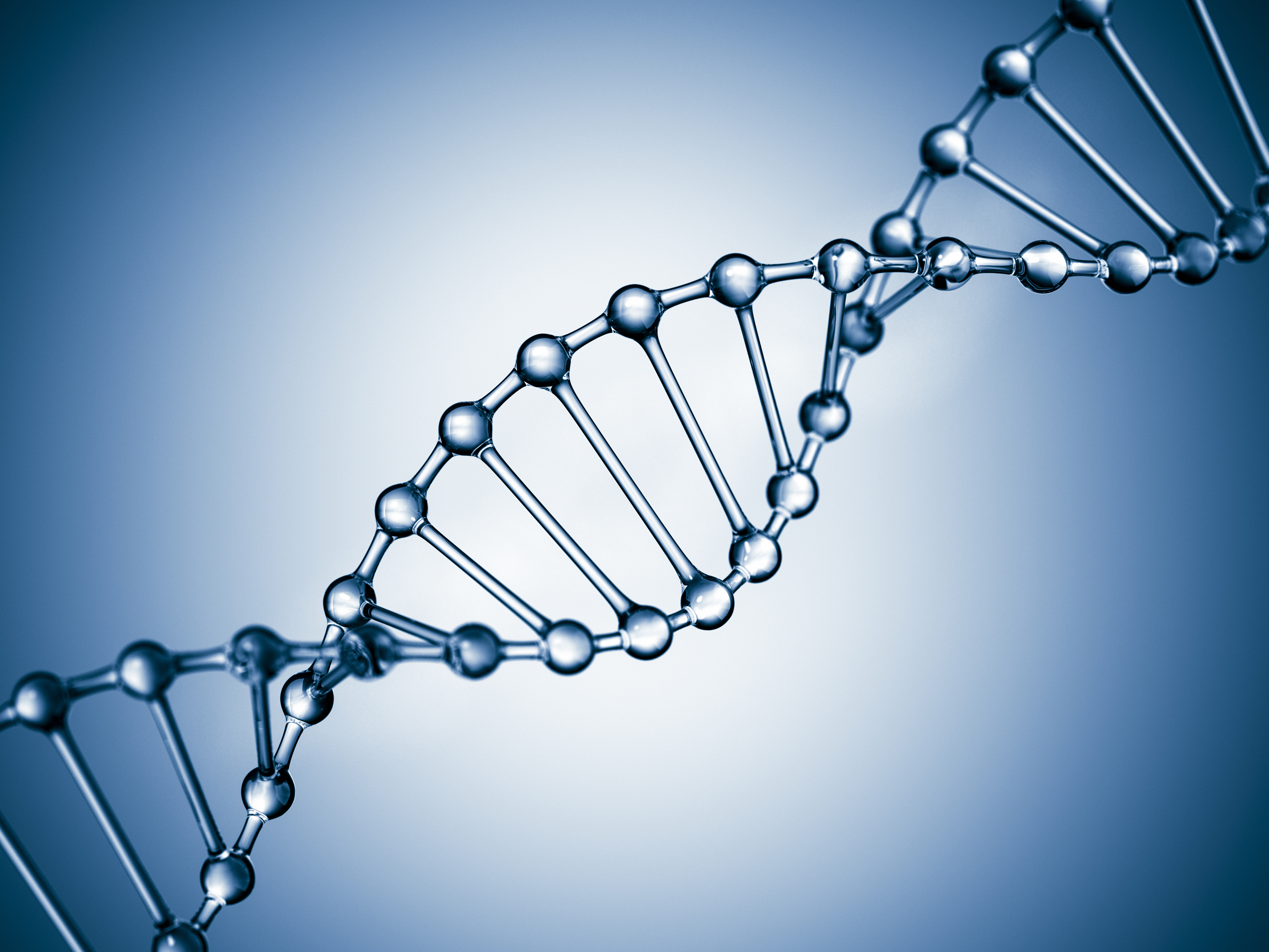 Цепочка молекул. Цепочка ДНК DNA. Генетическая цепь. Генная цепочка. Металлическая спираль ДНК.